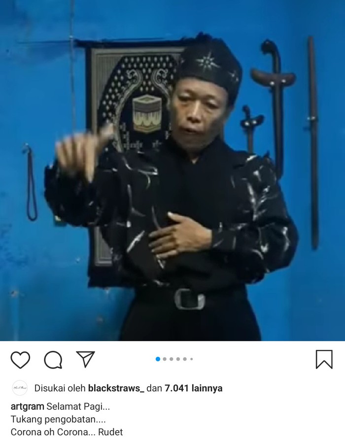 Viral Video Kakek di Kuningan Sebut Corona Berasal dari Kalongwewe