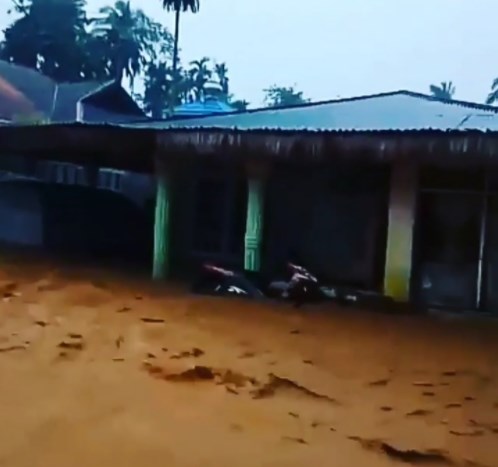 Ada Enam Titik Lokasi Banjir di Kota Padang, Dua Lokasi Diantaranya Terjadi Pohon Tumbang