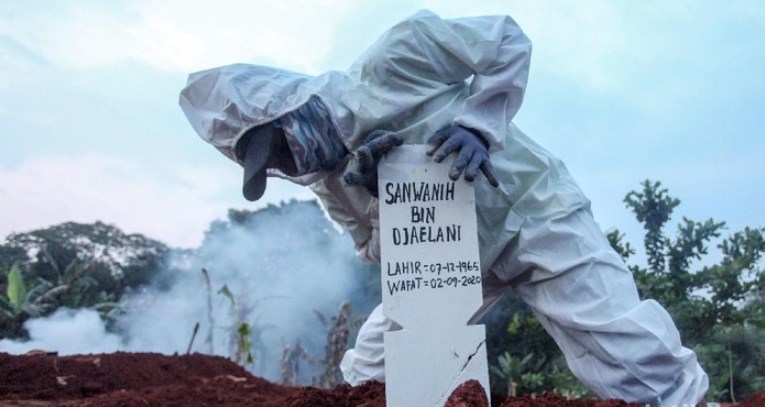 Jumlah Kematian Covid-19, Indonesia Peringkat 3 se-Asia